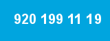 920 199 11 19